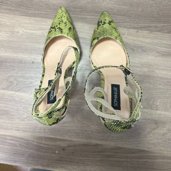 Shoedazzle Sophia & Lee Snake Skin April heels - Picture 8 of 9